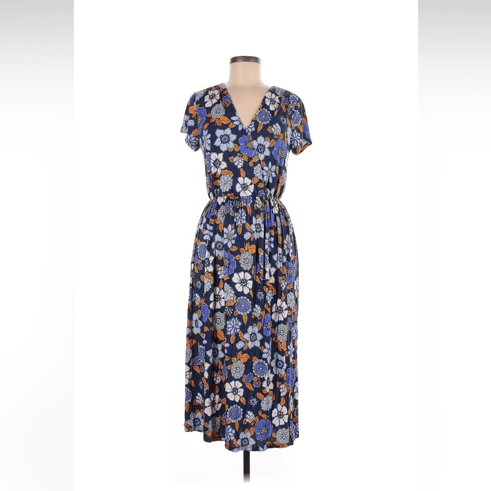 📦 ModCloth Floral Wrap Dress